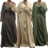 80074-170efb.jpg kimono abaya Ensembles musulmans assortis 3 pièces pour l'Aïd, le Ramadan, les abayas