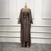 kimono abaya Ensembles musulmans assortis 3 pièces pour l'Aïd, le Ramadan, les abayas