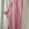 kimono abaya Ramadan Eid doux crêpe Khimar chauve-souris Abaya dubaï Islam