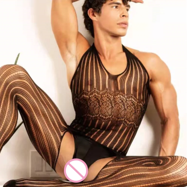 Combinaison Résille Transparente Homme