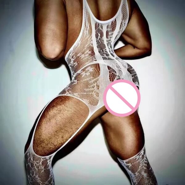 Combinaison Résille Transparente Homme