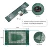 Tapis de prière portable et imperméable avec boussole, idéal pour les voyages, idéal pour les musulmans, 100 x 60 cm