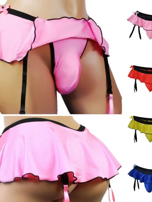 Slip Sexy à Volants pour Homme – Séduction Audacieuse & Confiance Assumée