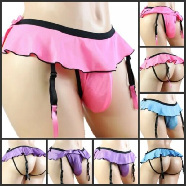 Slip Sexy à Volants pour Homme – Séduction Audacieuse & Confiance Assumée