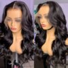 perruque naturelle Lace Front Wig Body Wave naturelle brésilienne