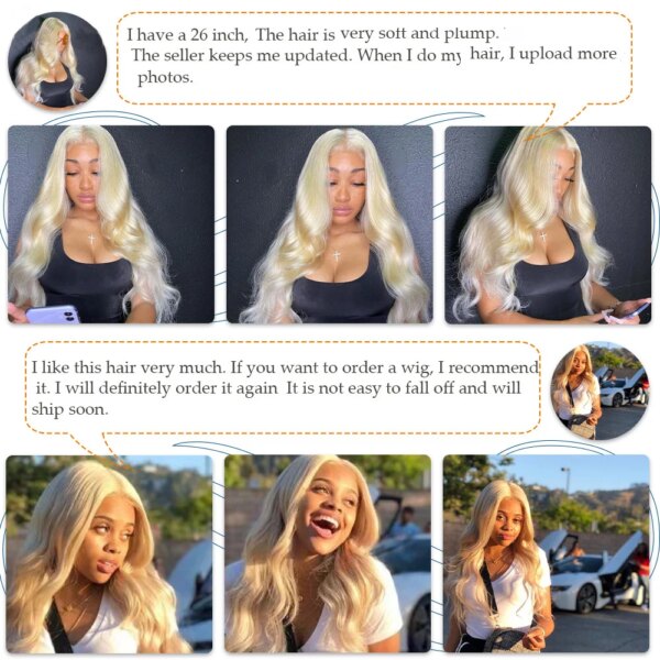 Perruque Lace Front Wig synthétique Body Wave