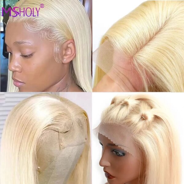 8754-2b3afe.jpg Perruque Bob Lace Front Wig synthétique 613 blond miel 13x4