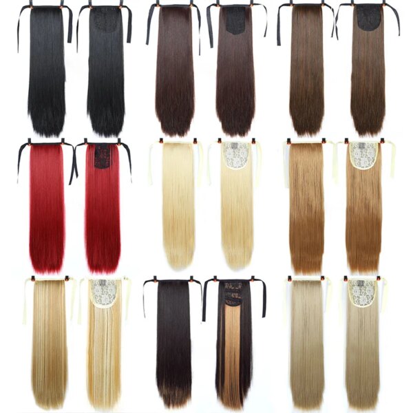 extension cheveux 30 pouces fibre perruque de cheveux synthétique résistant à la chaleur cheveux