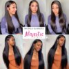 perruque naturelle 13x4 lace frontal wig perruques de cheveux humains droites en dentelle