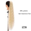 extension cheveux 30 pouces fibre perruque de cheveux synthétique résistant à la chaleur cheveux