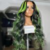 perruque femme vrai cheveux Lace Frontal Wig péruvienne naturelle