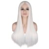perruque synthétique longue et lisse pour femmes, postiche de Cosplay naturel