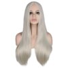 perruque synthétique longue et lisse pour femmes, postiche de Cosplay naturel
