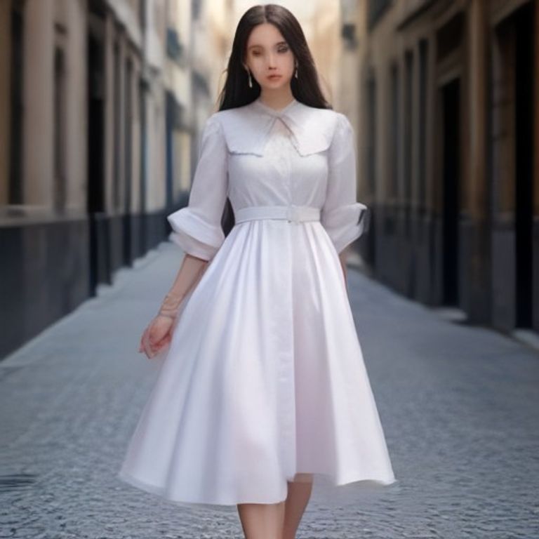 Garde-robe intelligente mode féminine 2032